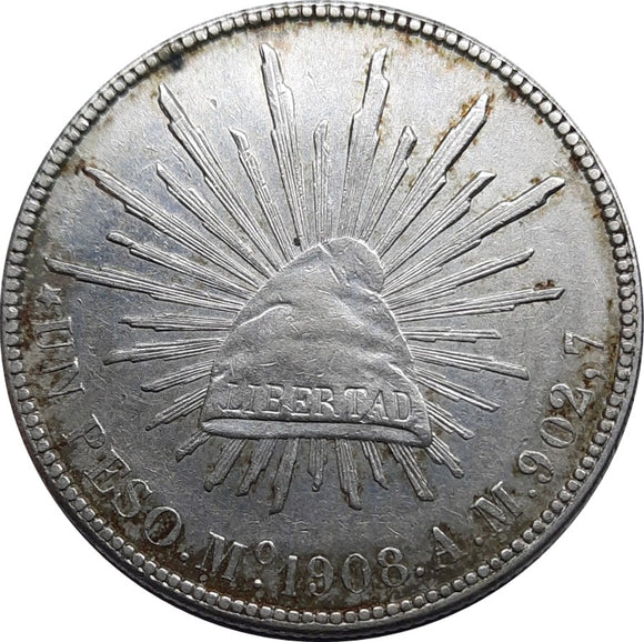 Messico 1 peso 1908